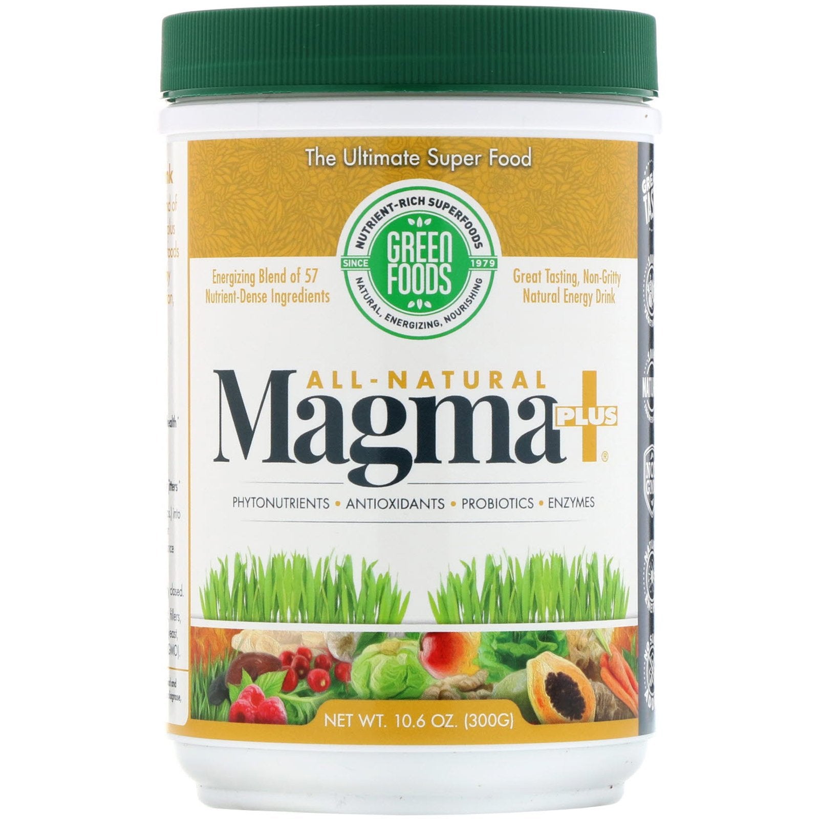 Green Foods, Magma Plus, 10.6 Oz UPC 083851205336 | HiLife Vitamins