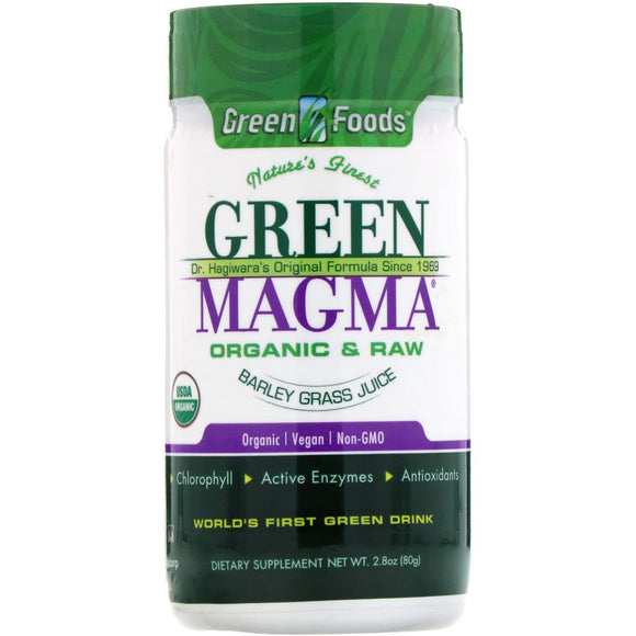 Green Foods, Green Magma USA Original, 2.8 Oz - 083851204070 | Hilife Vitamins