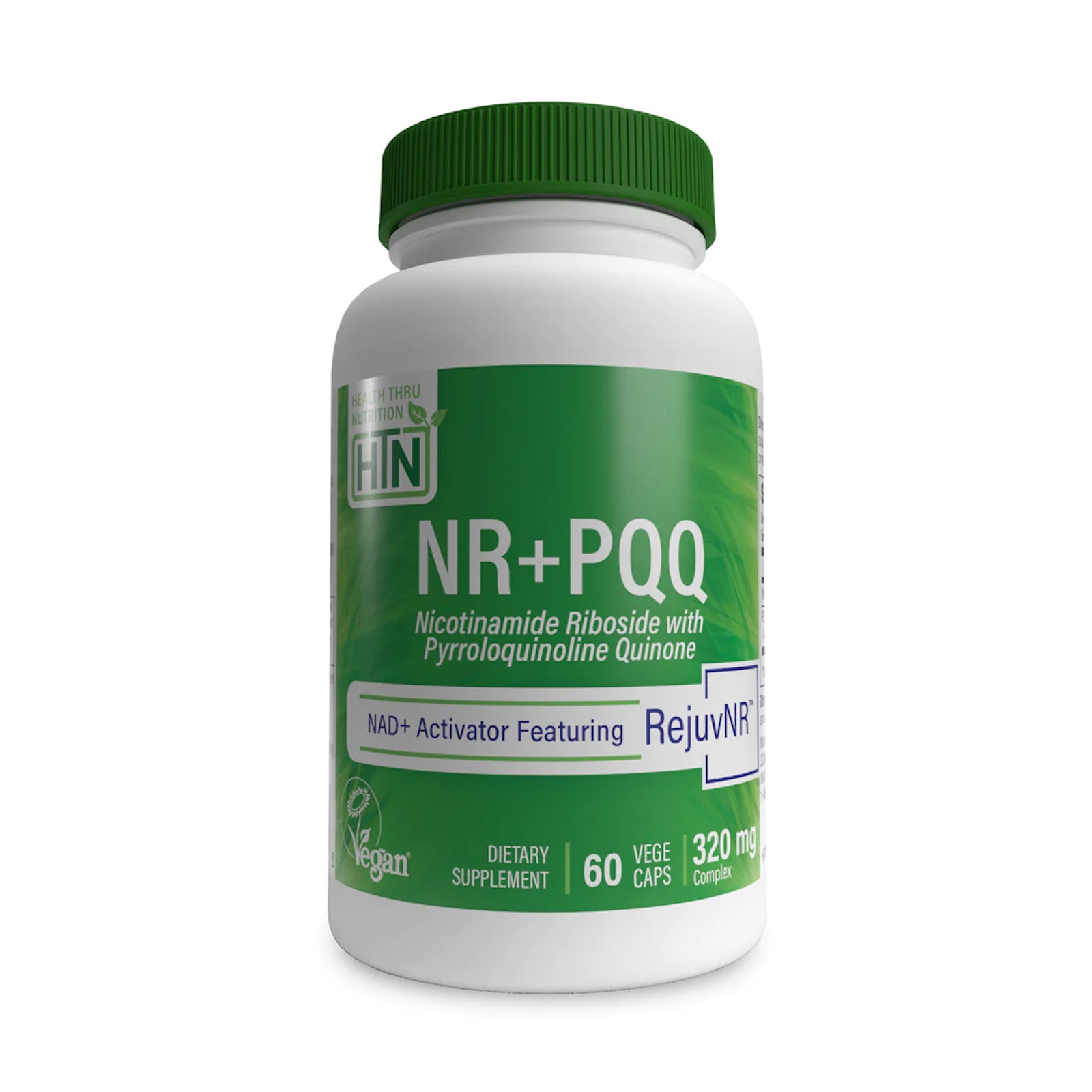 Health Thru Nutrition, NR + PQQ, 60 Vegetable Capsules UPC 819193021293 | HiLife Vitamins