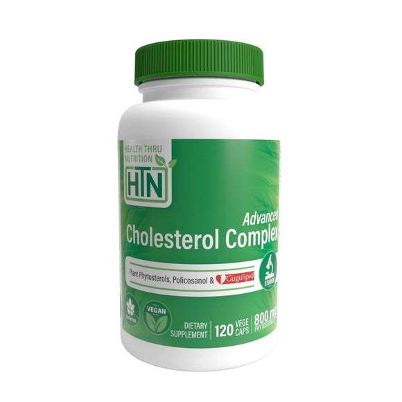 Health Thru Nutrition, Cholesterol Complex Advanced (NON-GMO), 120 Veg Caps - 819193020173 | Hilife Vitamins