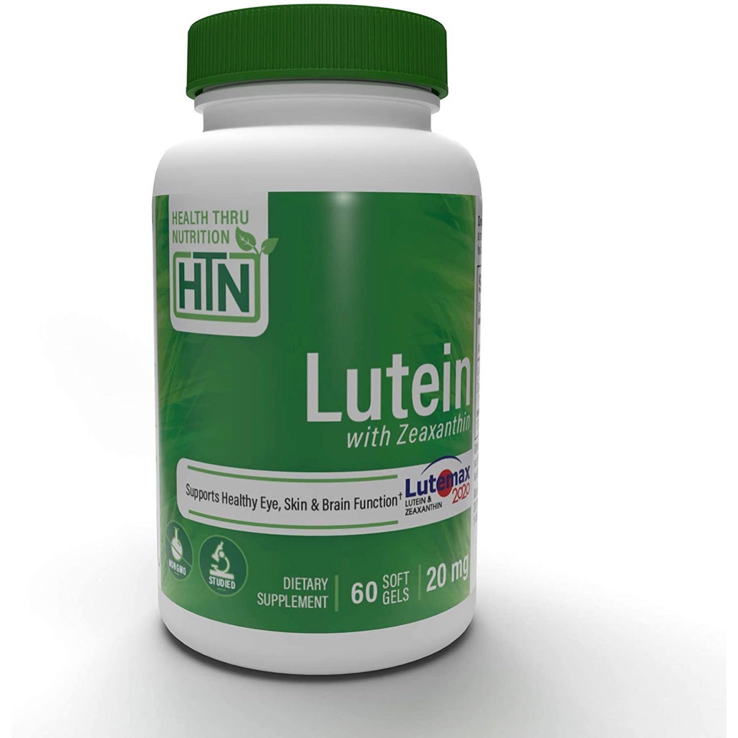 Health Thru Nutrition, Lutein (as LuteMax 2020) 20mg (NON-GMO), 60 Softgels - 819193020364 | Hilife Vitamins