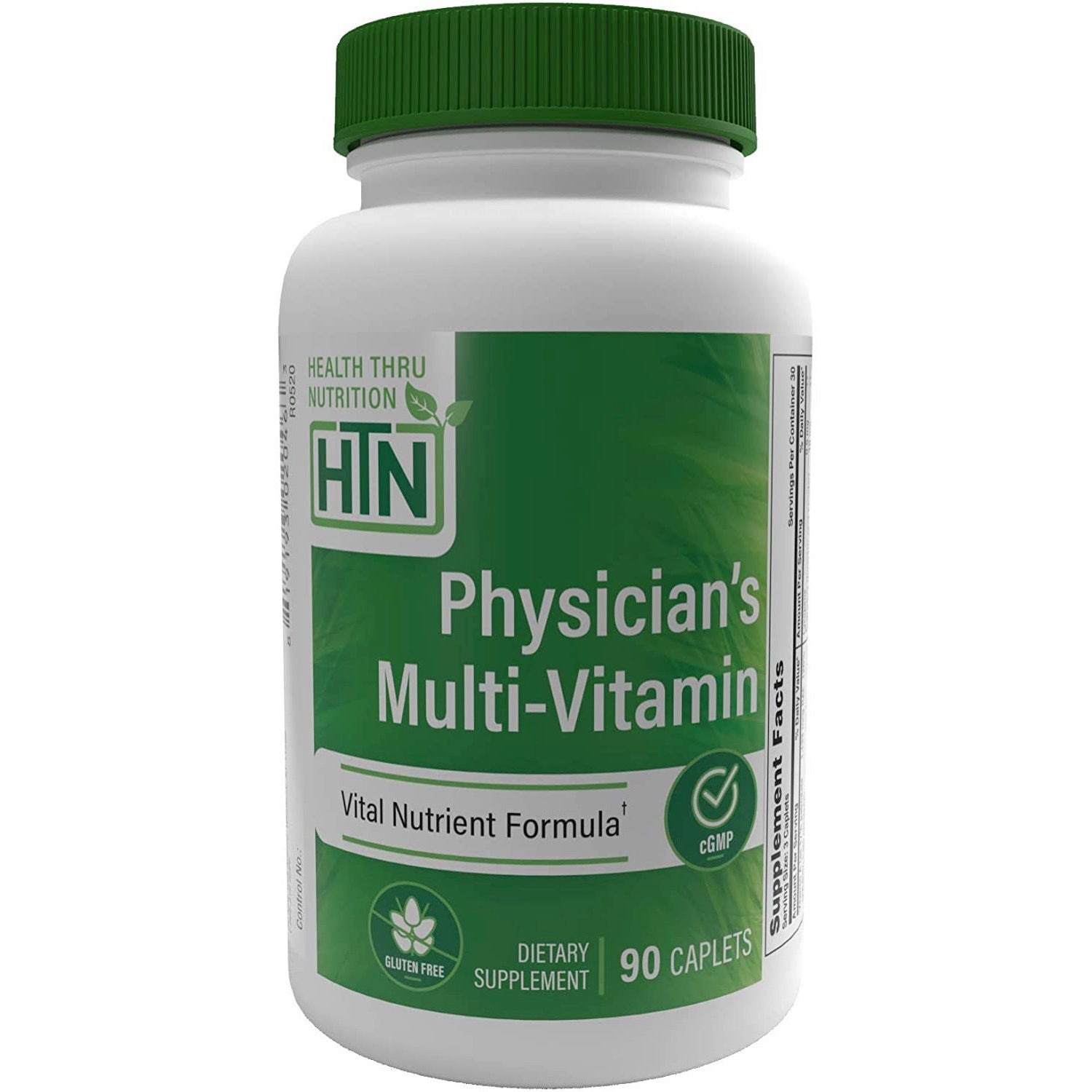 Health Thru Nutrition, Physicians' Multi Vitamin Complex, 90 Caplets UPC 819193020463 | HiLife Vitamins