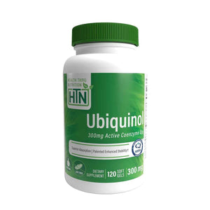 Health Thru Nutrition, Ubiquinol (Kaneka™) CoQ-10 300mg (NON-GMO), 120 Softgels - 819193020630 | Hilife Vitamins