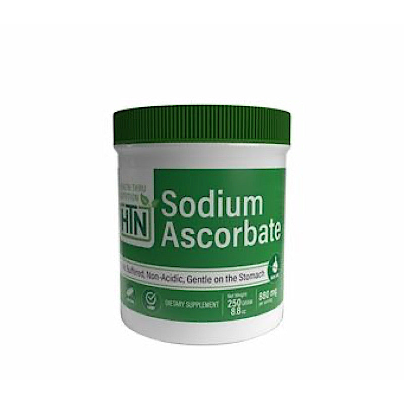 Health Thru Nutrition, Sodium Ascorbate Powder (Buffered Vitamin-C) 250gram Non, 250 Gms powder UPC 819193021217 | HiLife Vitamins
