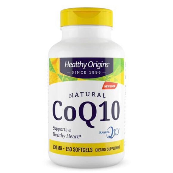 Healthy Origins, Coq10 100 mg Kaneka Q10, 150 Softgels - 603573350178 | Hilife Vitamins