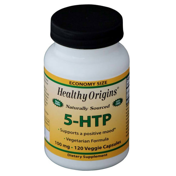 Healthy Origins, 5-Htp 100 Mg Natural, 120 Capsules - 603573350826 | Hilife Vitamins