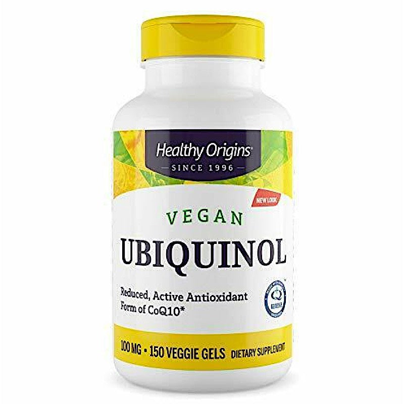 Healthy Origins, Ubiquinol 100 mg, 150 Veggie Gels UPC 603573371326 | HiLife Vitamins