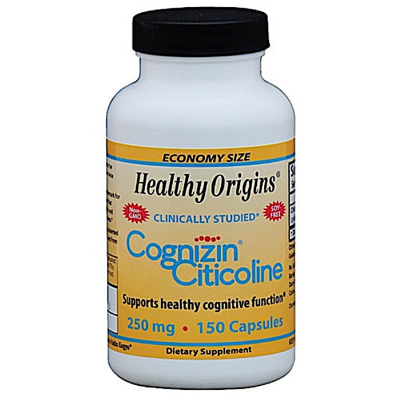 Healthy Origins, Cognizin Citicoline 250 mg, 150 Capsules UPC 603573420260 | HiLife Vitamins