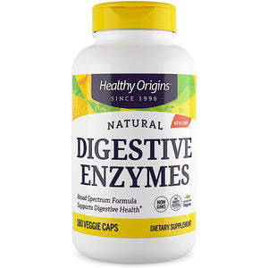 Healthy Origins, Digestive Enzymes Broad Spectrum, 180 Veggie Caps - 603573857363 | Hilife Vitamins