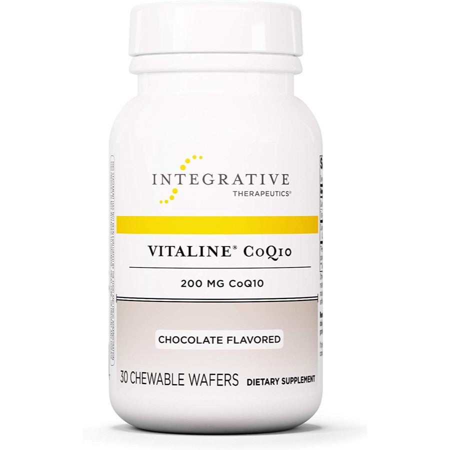 Integrative Therapeutics, Vitaline Coq10 200 mg - Chocolate Flavored, 30 Chewables - 871791000377 | Hilife Vitamins