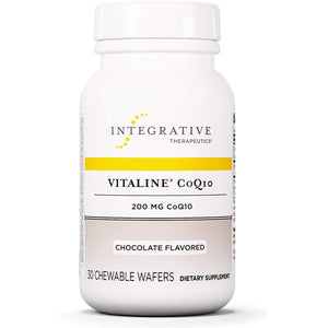Integrative Therapeutics, Vitaline Coq10 200 mg - Chocolate Flavored, 30 Chewables - 871791000377 | Hilife Vitamins