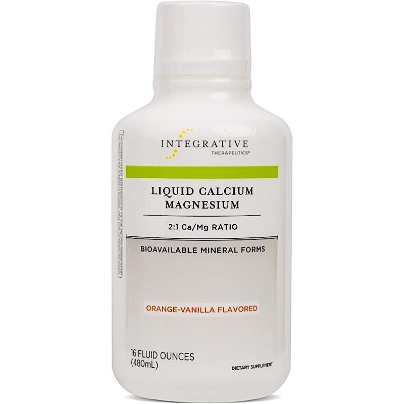 Integrative Therapeutics, Liquid Calcium Magnesium, 16 Oz UPC 871791100206 | HiLife Vitamins