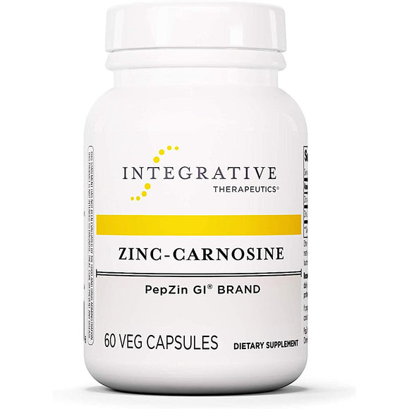 Integrative Therapeutics, Zinc Carnosine, 60 Veg Capsules - 871791100336 | Hilife Vitamins