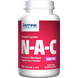 Jarrow Formulas, N-A-C 500 MG, 60 Veggie Capsules - 790011077060 | Hilife Vitamins