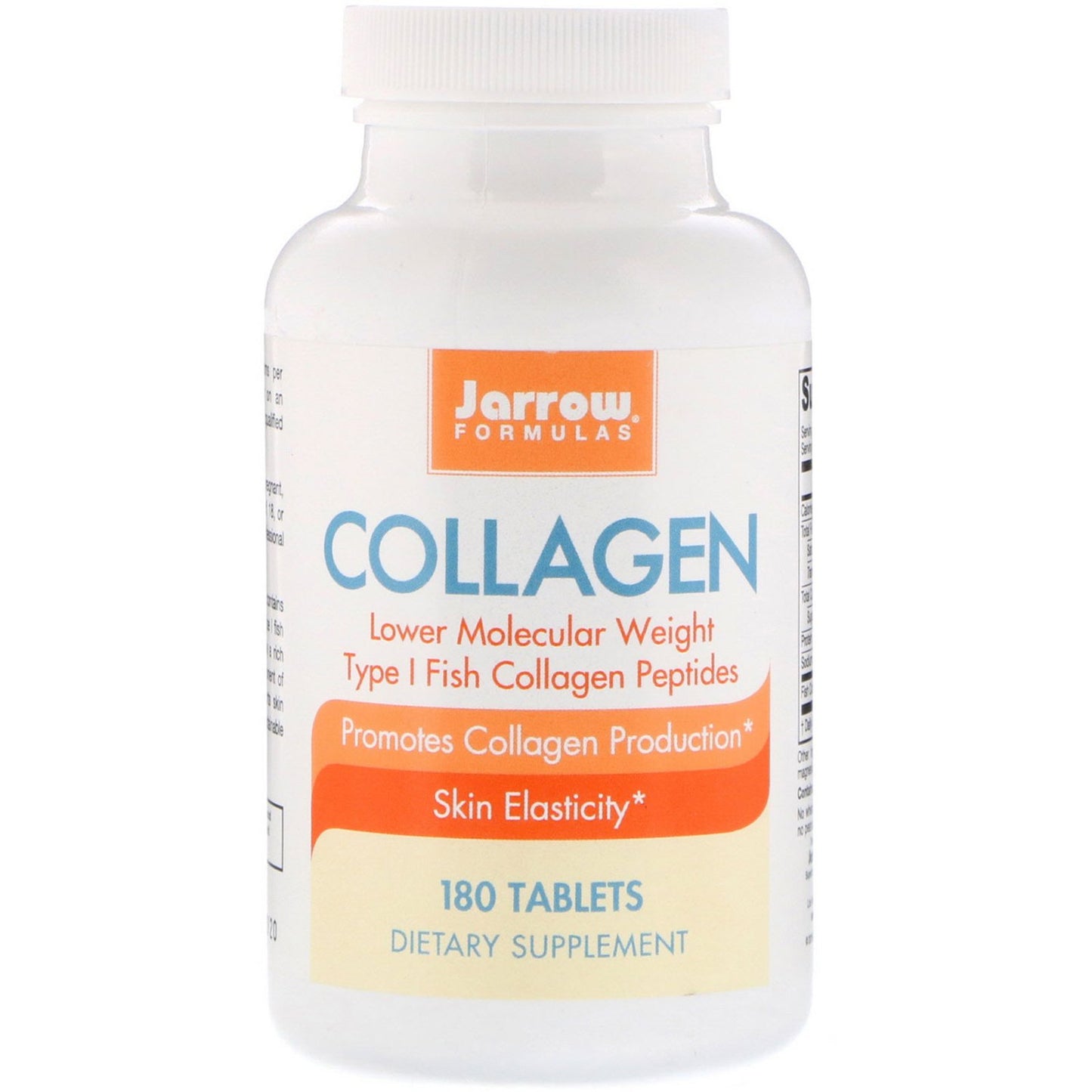 Jarrow Formulas, Marine Collagen Tablet, 180 Tablets UPC 790011290681 | HiLife Vitamins
