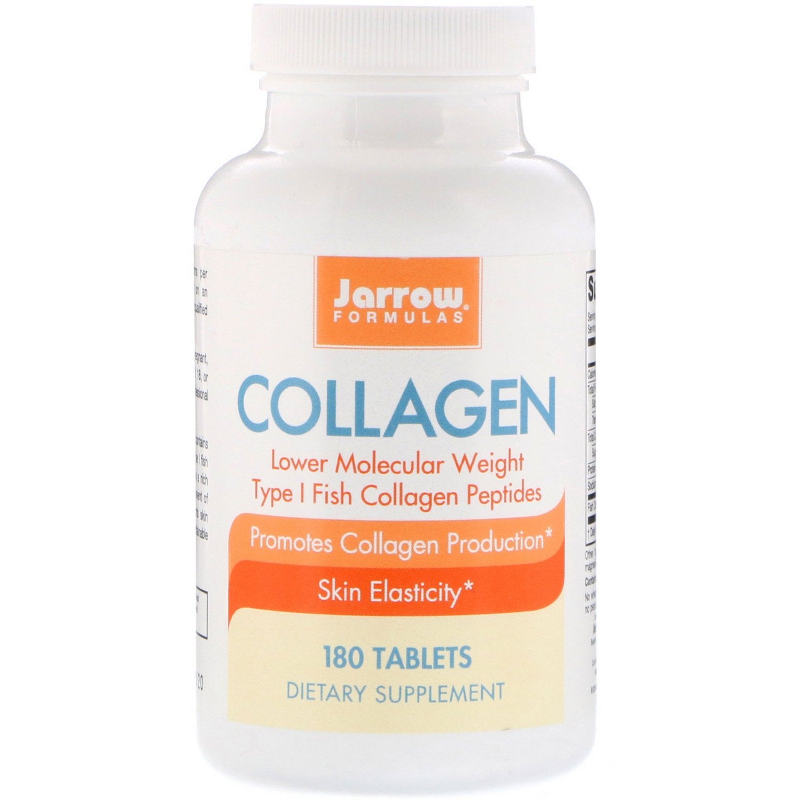 Jarrow Formulas, Marine Collagen Tablet, 180 Tablets UPC 790011290681 | HiLife Vitamins