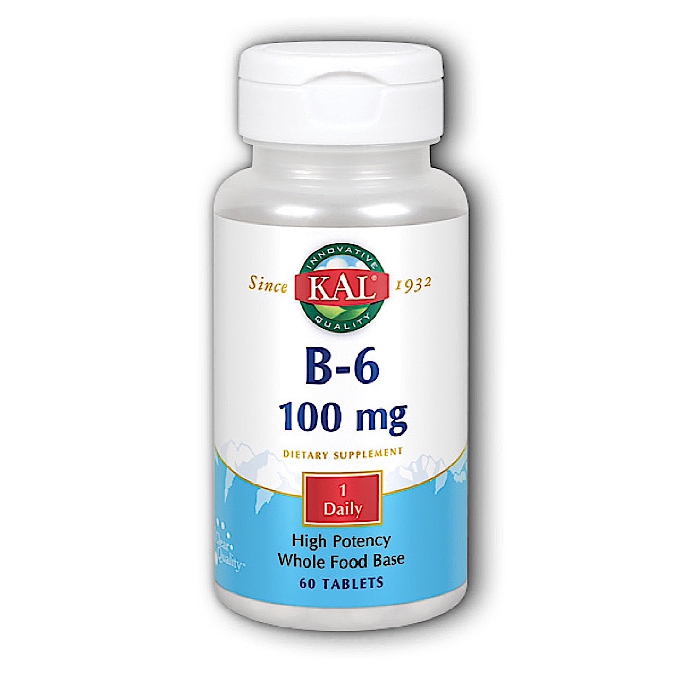 Kal, B-6 100mg, 60 Tablets UPC 021245129691 | HiLife Vitamins