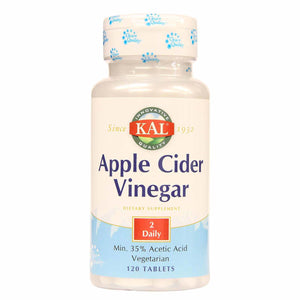 Kal, Apple Cider Vinegar 500 mg, 120 Tablets - 021245518600 | Hilife Vitamins