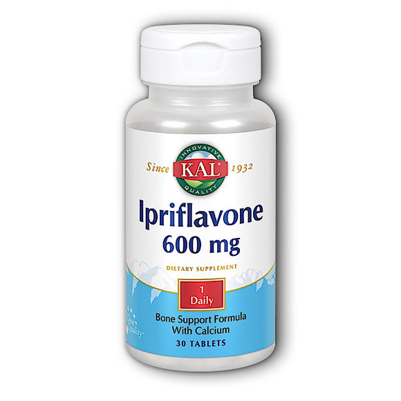 Kal, Ipriflavone 600mg, 30 Tablets - 021245573302 | Hilife Vitamins
