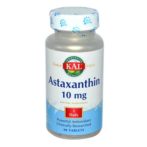 Kal, Astaxanthin 10 mg, 30 Capsules - 021245611608 | Hilife Vitamins