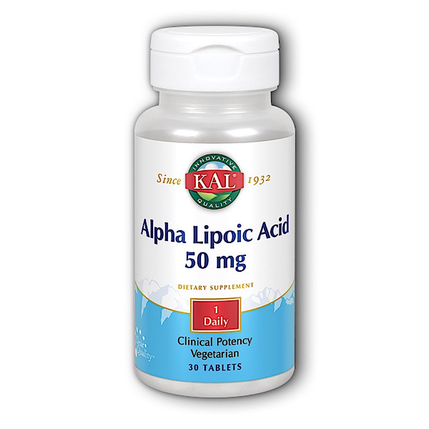 Kal, Alpha Lipoic Acid 50mg, 30 Tablets UPC 021245852032 | HiLife Vitamins