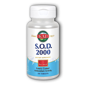 Kal, SOD 2000 250mg, 50 Tablets - 021245899525 | Hilife Vitamins