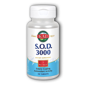 Kal, SOD 3 250mg, 50 Tablets - 021245899563 | Hilife Vitamins