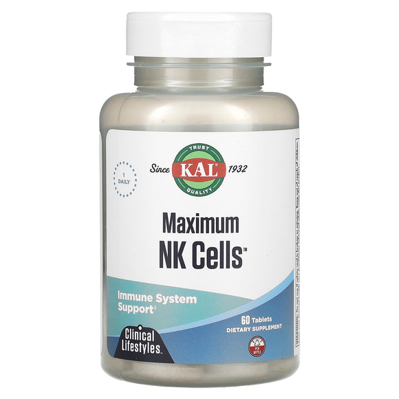 Kal, Maximum NK Cells, 60 Tablets - 021245100249 | Hilife Vitamins