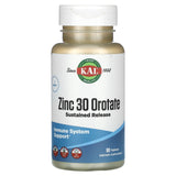 Kal, Zinc Orotate, Sustained Release, 90 Tablets - 021245174455 | Hilife Vitamins