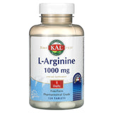 Kal, L-Arginine, 1,000 mg, 120 Tablets - 021245278672 | Hilife Vitamins