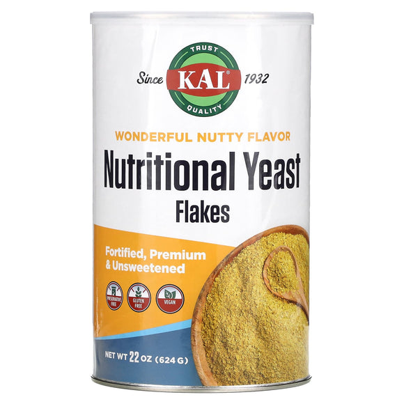 Kal, Yeast Nutritional Flakes, 22 Oz - 021245380108 | Hilife Vitamins