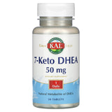 Kal, 7-Keto DHEA, 50 mg, 30 Tablets - 021245573326 | Hilife Vitamins