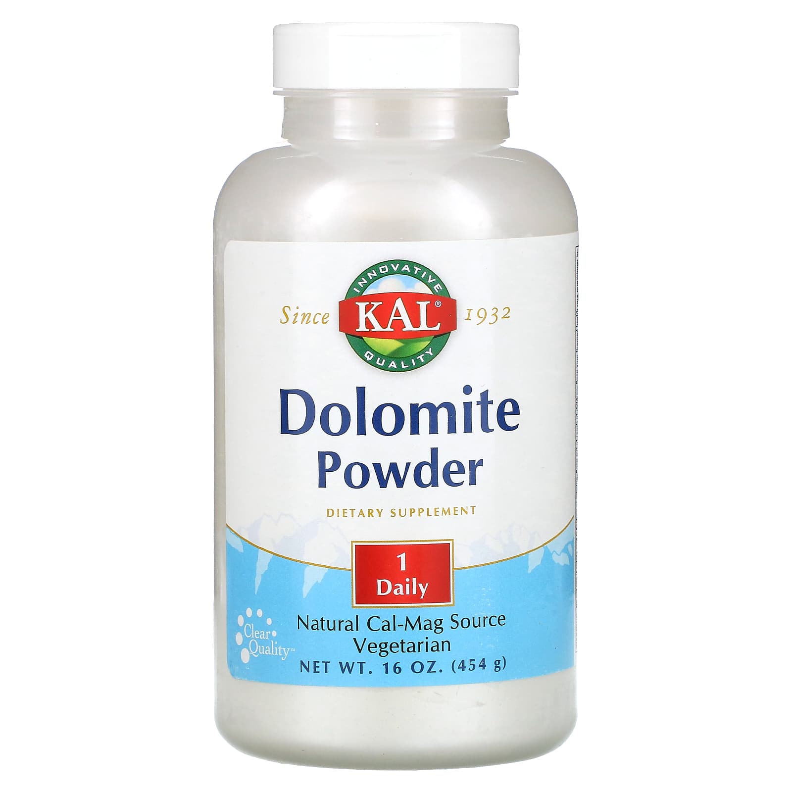 Kal, Dolomite Powder, 16 Oz - 021245604693 | Hilife Vitamins