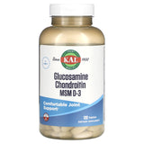 Kal, Glocosamine Chondroitin MSM D-3, 120 Tablets - 021245606208 | Hilife Vitamins