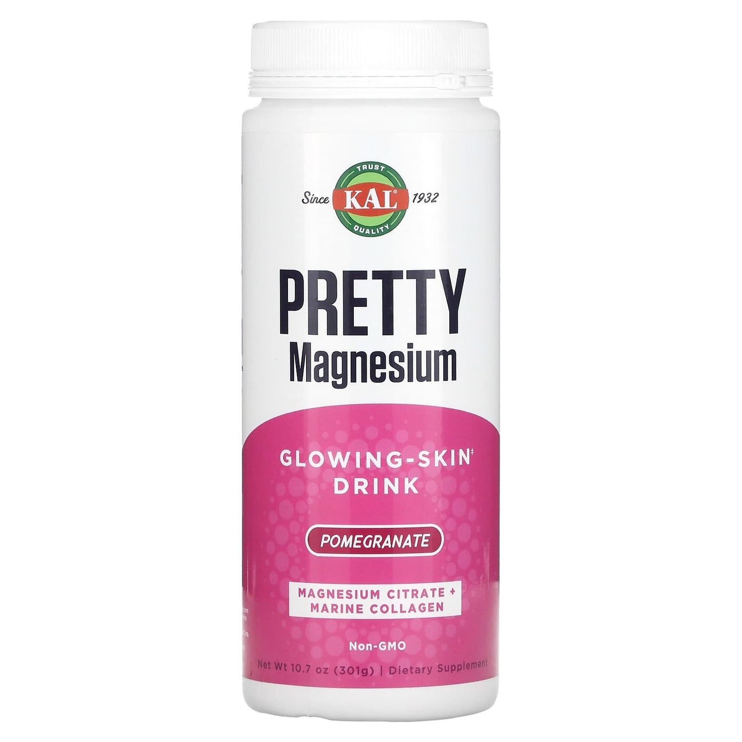 Kal, Pretty Magnesium, 10.7 Powder UPC 021245827061 | HiLife Vitamins