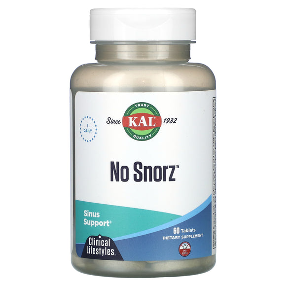 Kal, No Snorz, 60 Tablets - 021245986454 | Hilife Vitamins