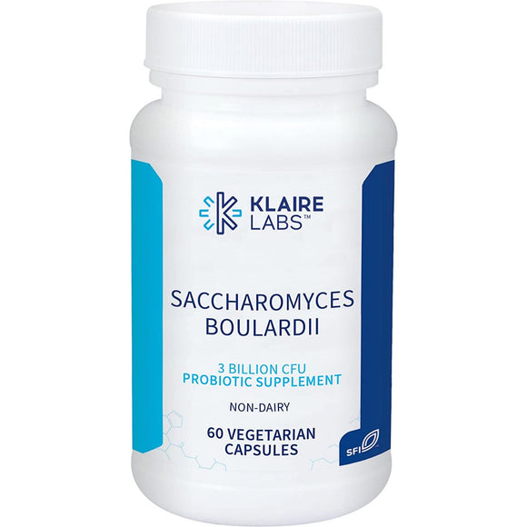 Klaire Labs, Saccharomyces Boulardii, 60 Vegetarian Capsules - 709616776063 | Hilife Vitamins