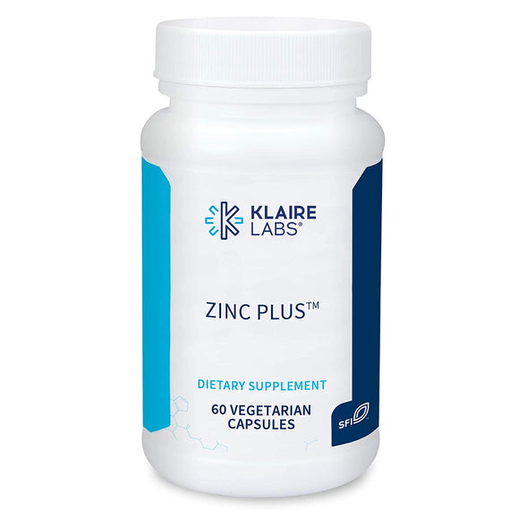Klaire Labs, Zinc Plus, 60 Vegetarian Capsules - 709616804063
 | Hilife Vitamins