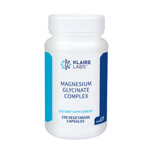 Klaire Labs, Magnesium Glycinate Complex, 100 Vegetarian Capsules - 709616827109 | Hilife Vitamins