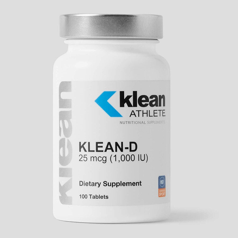 Klean Athlete, Klean-D 1000, 100 Tablets UPC 310539979136 | HiLife Vitamins