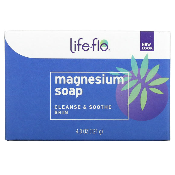 Life-Flo, Magnesium Bar Soap, 4.3 Oz Bar - 645951342825 | Hilife Vitamins