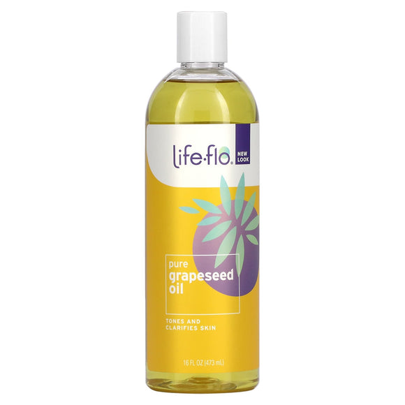 Life-Flo, Pure Grapeseed Oil, 16 Oz Oil - 645951480978 | Hilife Vitamins