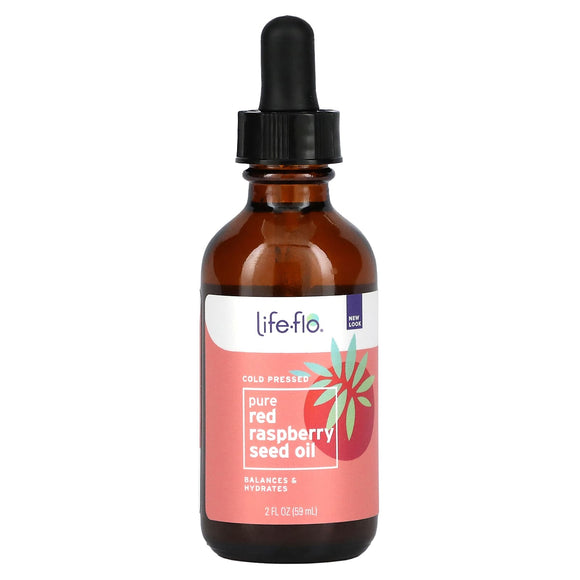 Life-Flo, Pure Red Raspberry Seed Oil, 2 Oz - 645951556420 | Hilife Vitamins