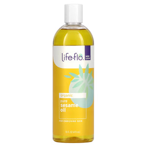 Life-Flo, Pure Sesame Oil, 16 Oz - 645951569772 | Hilife Vitamins