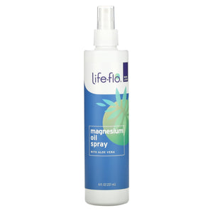 Life-Flo, Magnesium Oil with Aloe Vera Spray, 8 Oz Spray - 645951580814 | Hilife Vitamins