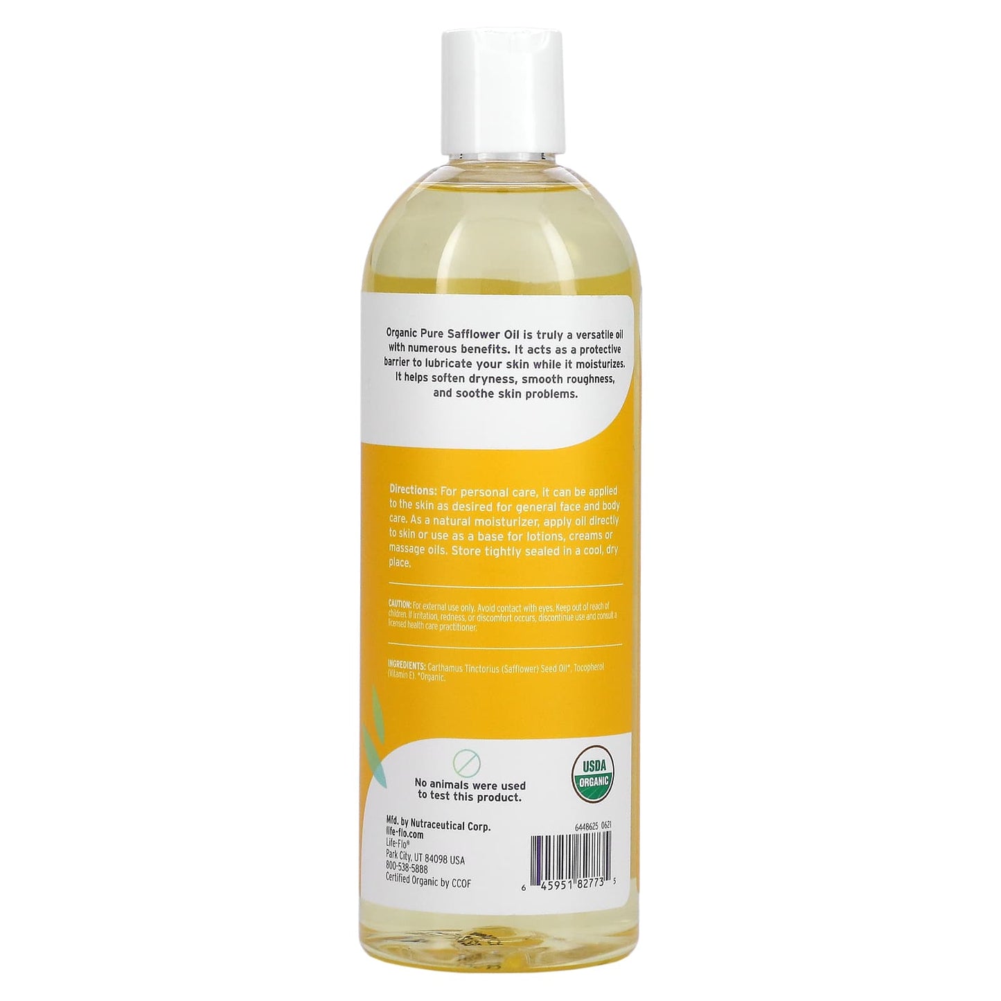 Life-Flo, Pure Saffflower Oil, 16 Oz Oil UPC 645951827735 | HiLife Vitamins
