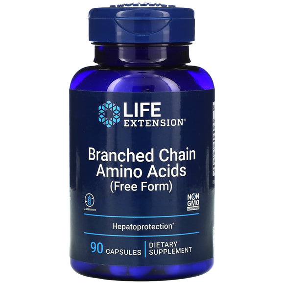 Life Extension, Branched Chain Amino Acids, 90 Capsules - 737870125396 | Hilife Vitamins