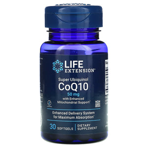Life Extension, Super Ubiquinol CoQ10 with En, 30 Softgels - 737870142737 | Hilife Vitamins