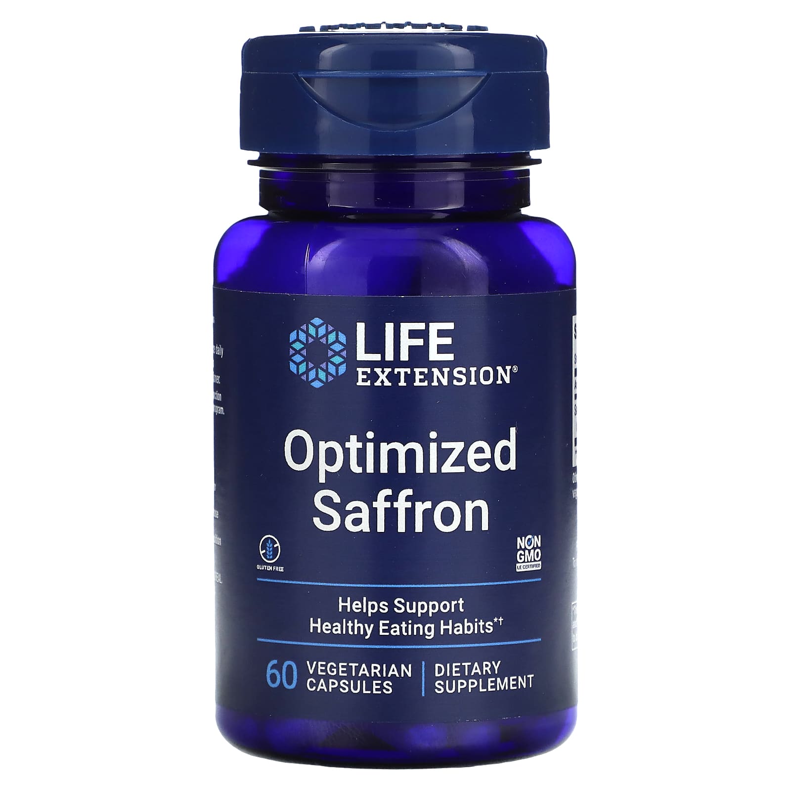 Life Extension, Optimized Saffron, 60 Capsules - 737870143260 | Hilife Vitamins