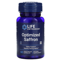 Life Extension, Optimized Saffron, 60 Capsules - 737870143260 | Hilife Vitamins